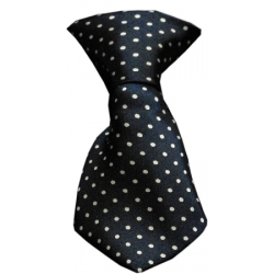 Dog Neck Tie Swiss Dot