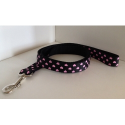 Heart Print Dog lead