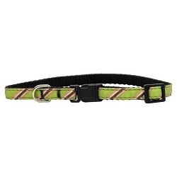 Lime Collegiate Puppy Collar