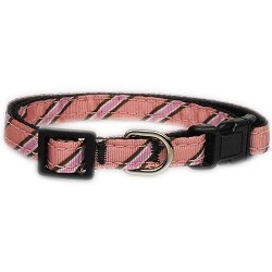 Pink Collegiate Puppy Collar