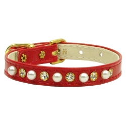 Pearl and Clear Crystals Collar