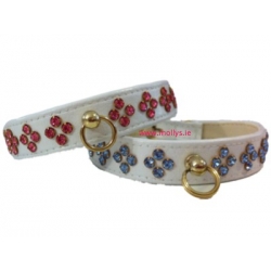 Tiara Diamante Dog Collar