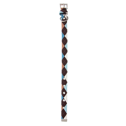 Brown & Blue Argyle Collar 5