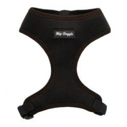 brown dog harness vest