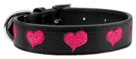 PInk Heart Dog Collar