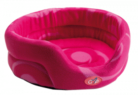 Pink Swirl Oval Bed