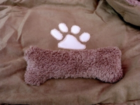 Brown Pet Bed Set