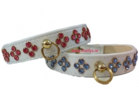 Tiara Diamante Dog Collar