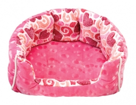 Pink Heart Snuggle Bed