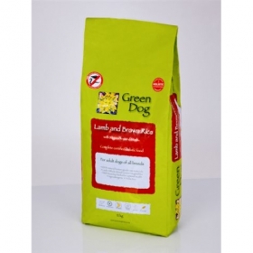 green dog lamb dog food