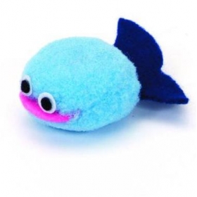 puffer fish cat toy