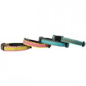 swiss dot cat collar