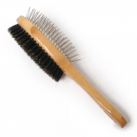 double sided pet brush