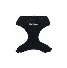 Black Soft Dog Harness
