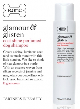 Glamour & Glisten: Coat Shine Perfumed Dog Shampoo by B.one (400ml)