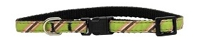 Lime Collegiate Puppy Collar