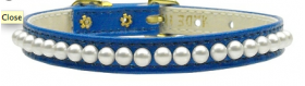 blue pearl dog collar