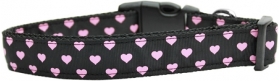 PInk Heart Dog Collar