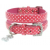 pink leather dog collars