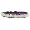 purple beaded dog collar