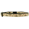 Argyle heart dog collar