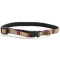 red stripe dog collar