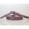 purple diamante dog collar
