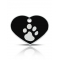 black pet id tags